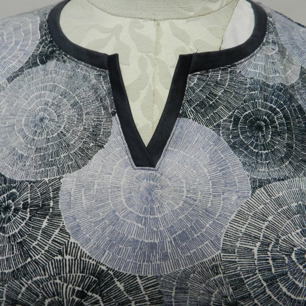 Calida shirt knit Sleepshirt Pajamas V-neck Cotton NEW NWT Size Sz X-Small XS - Picture 5 of 15